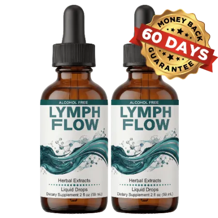 Lymph Flow liquid tincture dropper bottle natural lymphatic drainage formula