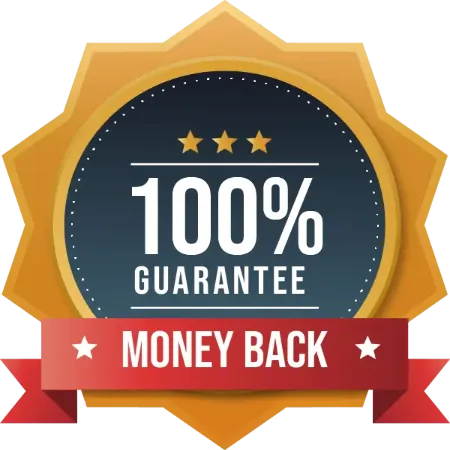 Lymph Flow 60 Day 100% Money Back Guarantee Badge
